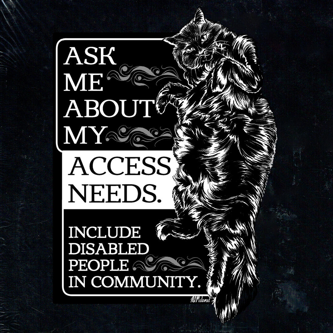 Access Needs Sticker